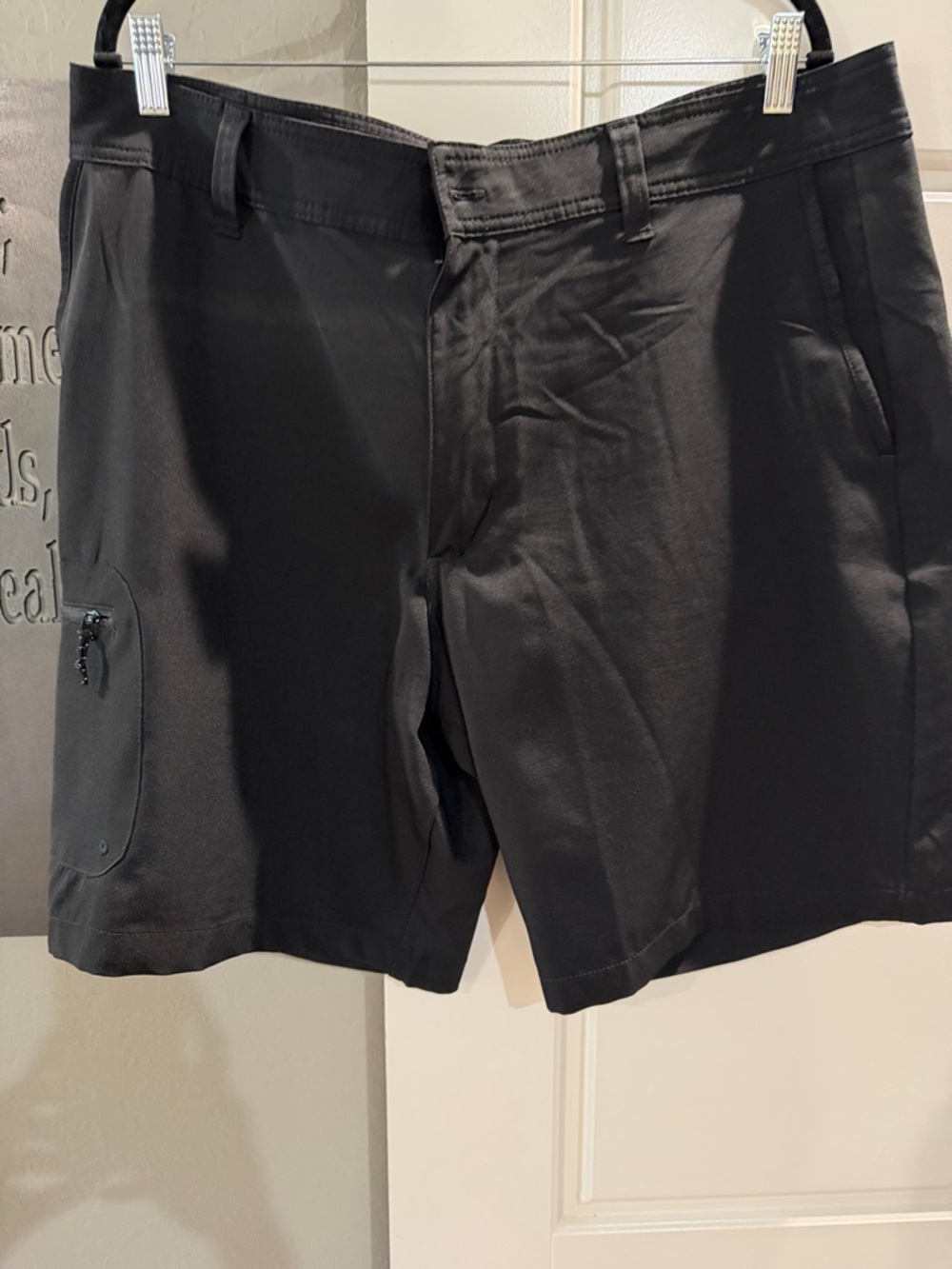 Magellan Outdoors Black Cargo Performance Shorts